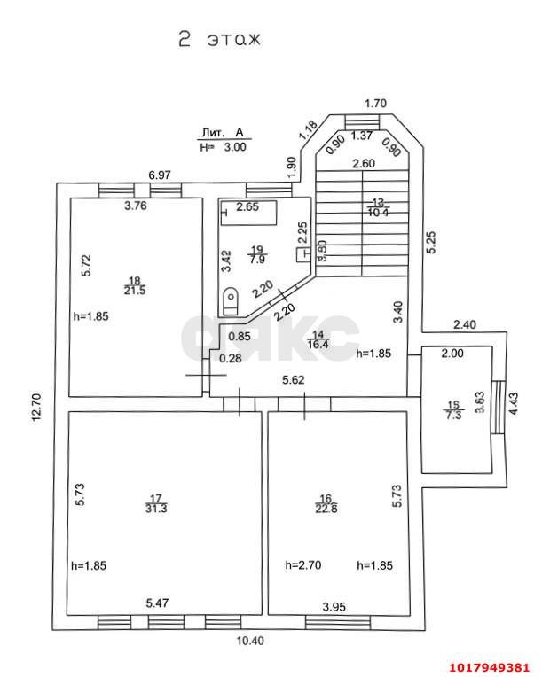 Фото №6: Дом <span class="whitespace-nowrap">352 м²</span> <span class="whitespace-nowrap">+ 14.53 сот.</span>, <span class="whitespace-nowrap">3 эт.</span> - Краснодар, Прикубанский внутригородской округ, Отделение № 1 совхоза Солнечный, мкр. Фестивальный, ул. Новицкого, 2
