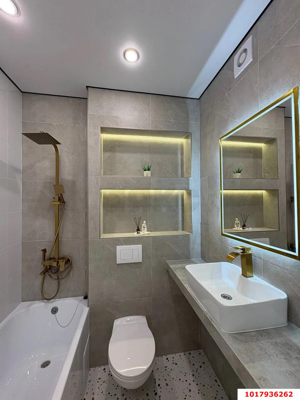 Фото №8: 1-комнатная квартира <span class="whitespace-nowrap">41 м²</span>, <span class="whitespace-nowrap">15/17 эт.</span> - Краснодар, Прикубанский внутригородской округ, Музыкальный, мкр. ЖК Оникс, ул. Российская, 267к5