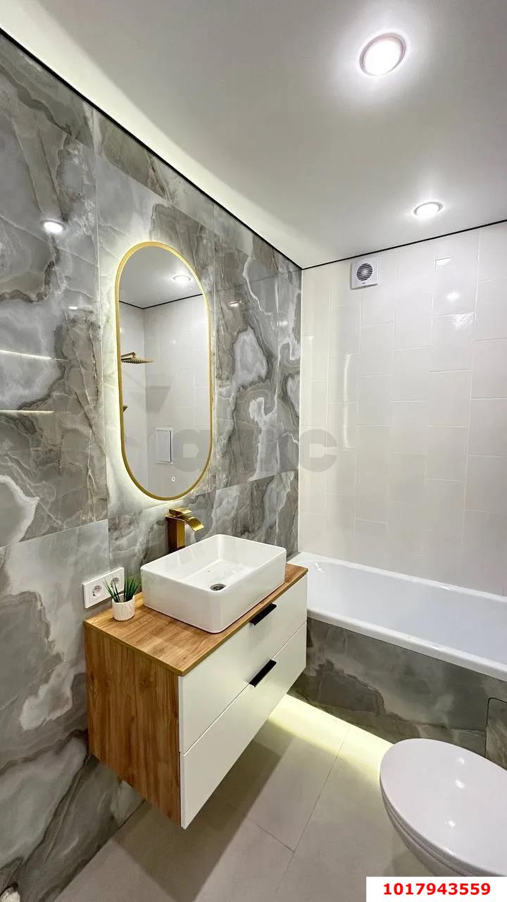 Фото №8: 2-комнатная квартира <span class="whitespace-nowrap">48 м²</span>, <span class="whitespace-nowrap">5/18 эт.</span> - Краснодар, Прикубанский внутригородской округ, имени Петра Метальникова, мкр. ЖК Времена Года 3, ул. Цезаря Куникова, 24к2