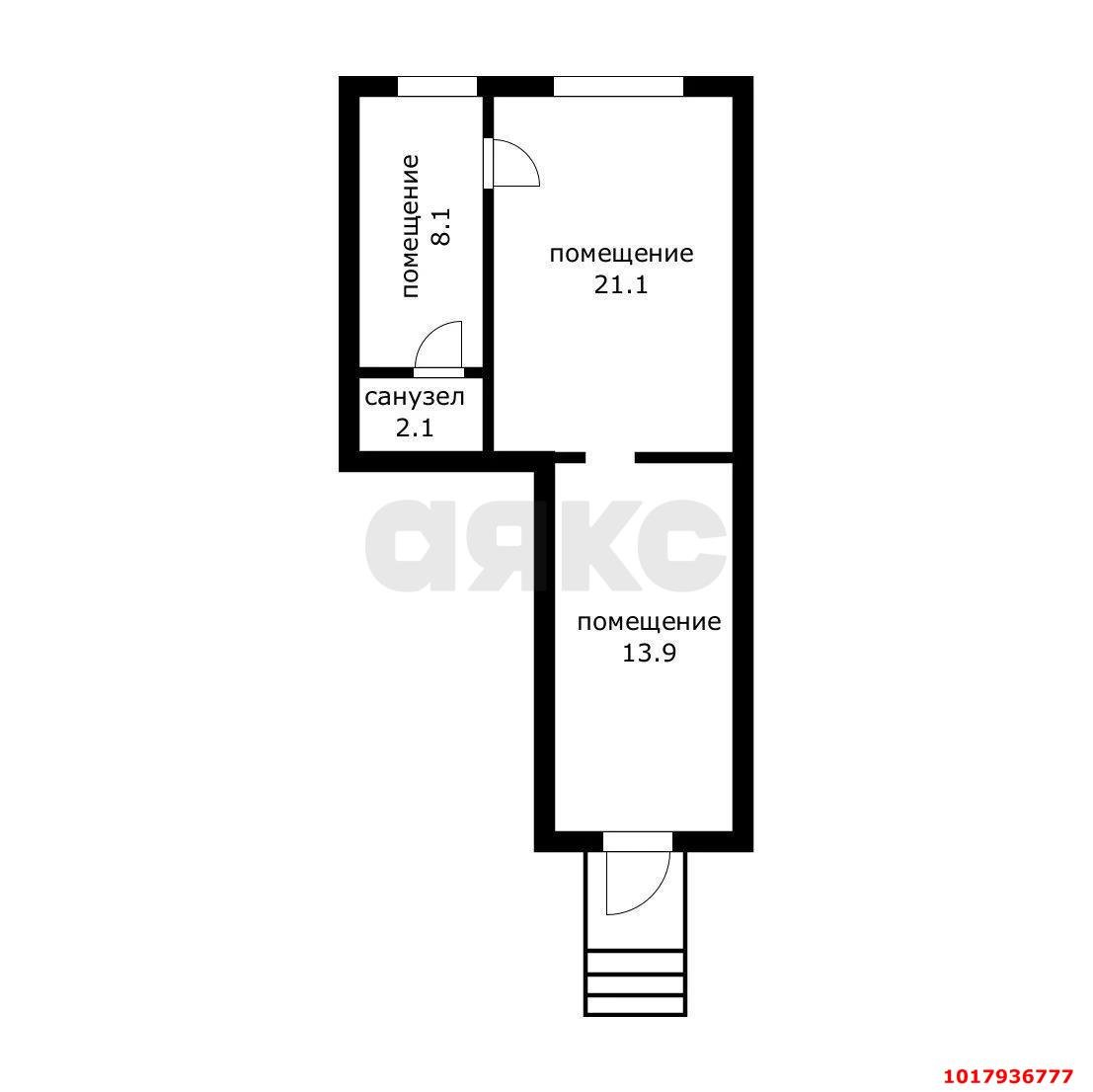 Фото №8: Торговое помещение <span class="whitespace-nowrap">45 м²</span>, <span class="whitespace-nowrap">1/5 эт.</span> - Краснодар, Прикубанский внутригородской округ, Круглик, мкр. Школьный, ул. Школьная, 13