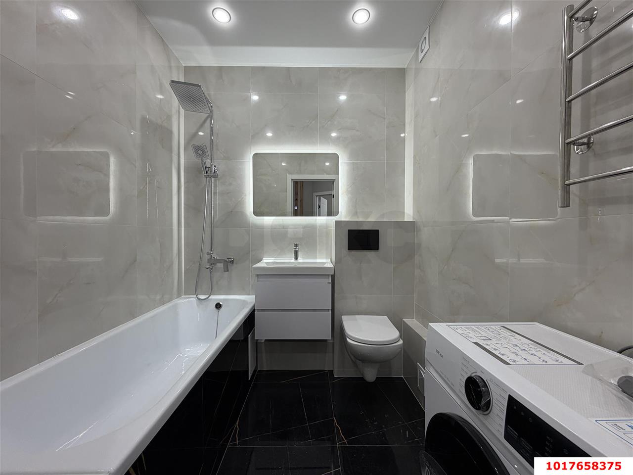 Фото №9: 1-комнатная квартира <span class="whitespace-nowrap">38 м²</span>, <span class="whitespace-nowrap">17/18 эт.</span> - Краснодар, Прикубанский внутригородской округ, мкр. ЖК Архитектор, ул. Доблести, 10