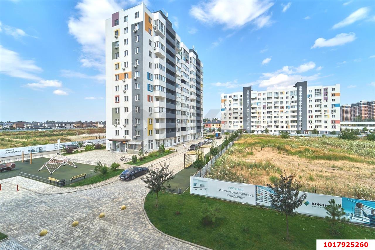 Фото №23: 1-комнатная квартира <span class="whitespace-nowrap">34 м²</span>, <span class="whitespace-nowrap">3/9 эт.</span> - Краснодар, Прикубанский внутригородской округ, мкр. жилой комплекс Южане, ул. Даниила Смоляна, 80