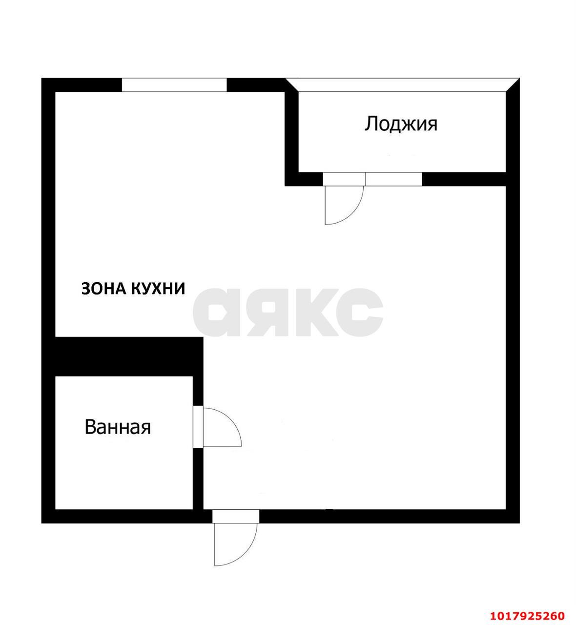 Фото №15: 1-комнатная квартира <span class="whitespace-nowrap">34 м²</span>, <span class="whitespace-nowrap">3/9 эт.</span> - Краснодар, Прикубанский внутригородской округ, мкр. жилой комплекс Южане, ул. Даниила Смоляна, 80