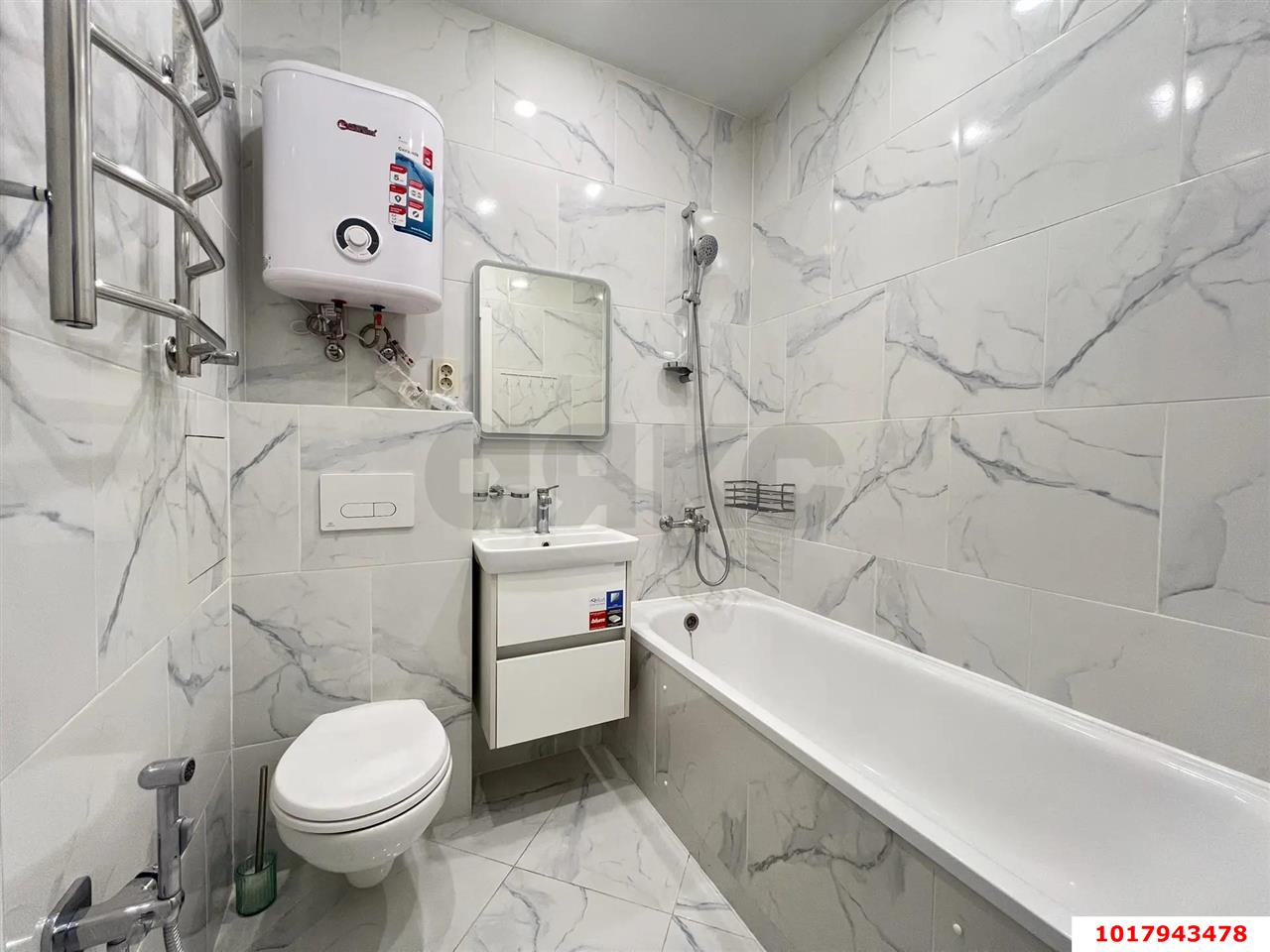 Фото №10: 1-комнатная квартира <span class="whitespace-nowrap">40 м²</span>, <span class="whitespace-nowrap">5/16 эт.</span> - Краснодар, Карасунский внутригородской округ, ЖК Грин Парк, мкр. Участок № 35, ул. имени Дмитрия Благоева, 29к1