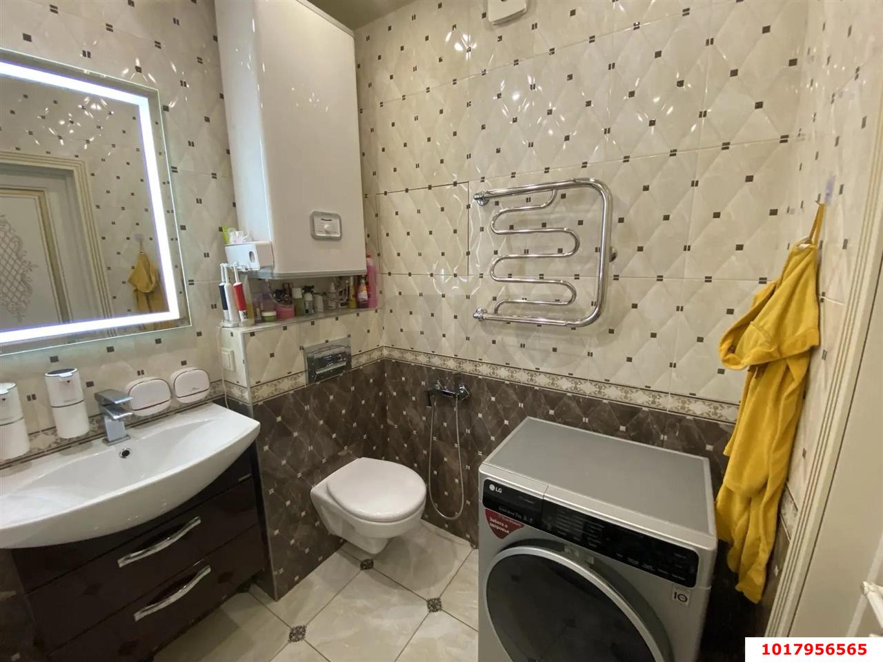 Фото №9: 1-комнатная квартира <span class="whitespace-nowrap">44 м²</span>, <span class="whitespace-nowrap">9/13 эт.</span> - Краснодар, Прикубанский внутригородской округ, Славянский, мкр. Светлоград, ул. Красных Партизан, 1/4к8