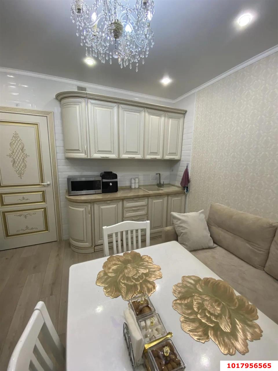 Фото №3: 1-комнатная квартира <span class="whitespace-nowrap">44 м²</span>, <span class="whitespace-nowrap">9/13 эт.</span> - Краснодар, Прикубанский внутригородской округ, Славянский, мкр. Светлоград, ул. Красных Партизан, 1/4к8