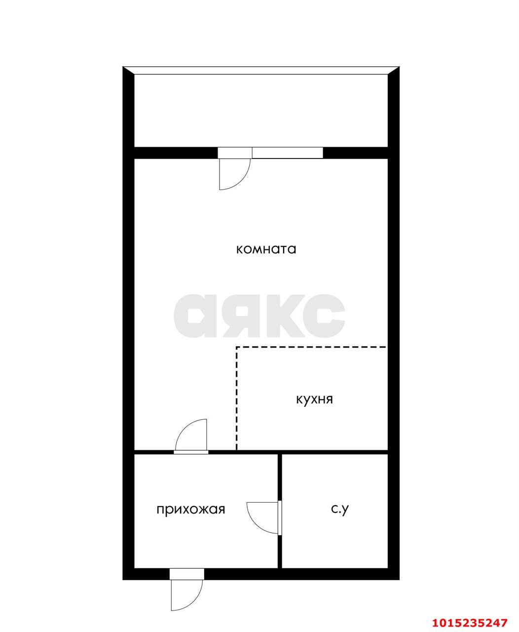 Фото №3: Студия <span class="whitespace-nowrap">35 м²</span>, <span class="whitespace-nowrap">3/18 эт.</span> - Краснодар, Прикубанский внутригородской округ, Горхутор, мкр. ЖК Сокольники, ул. имени М.Е. Соколова, 86к2