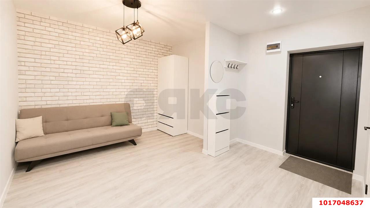 Фото №3: 1-комнатная квартира <span class="whitespace-nowrap">41 м²</span>, <span class="whitespace-nowrap">15/19 эт.</span> - Краснодар, Прикубанский внутригородской округ, Калинино, Завод Радиоизмерительных Приборов, мкр. ЖК Акварели-2