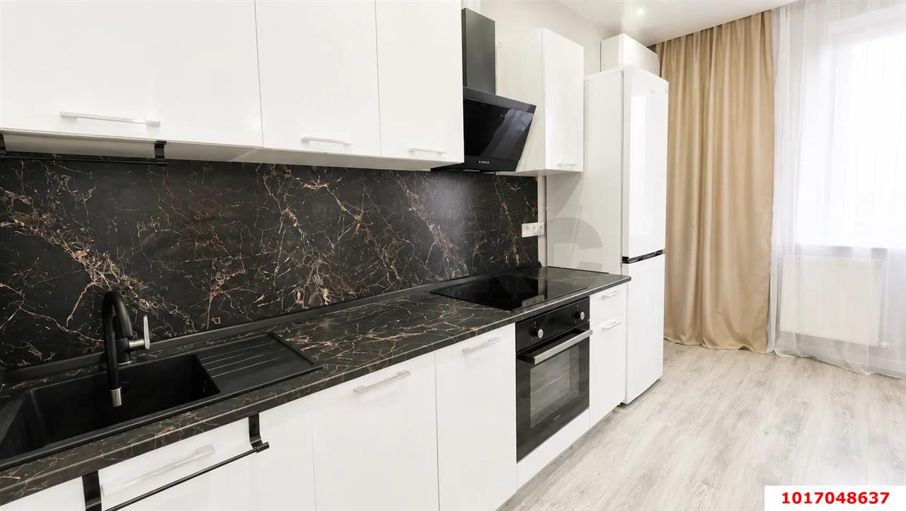 Фото №6: 1-комнатная квартира <span class="whitespace-nowrap">41 м²</span>, <span class="whitespace-nowrap">15/19 эт.</span> - Краснодар, Прикубанский внутригородской округ, Калинино, Завод Радиоизмерительных Приборов, мкр. ЖК Акварели-2