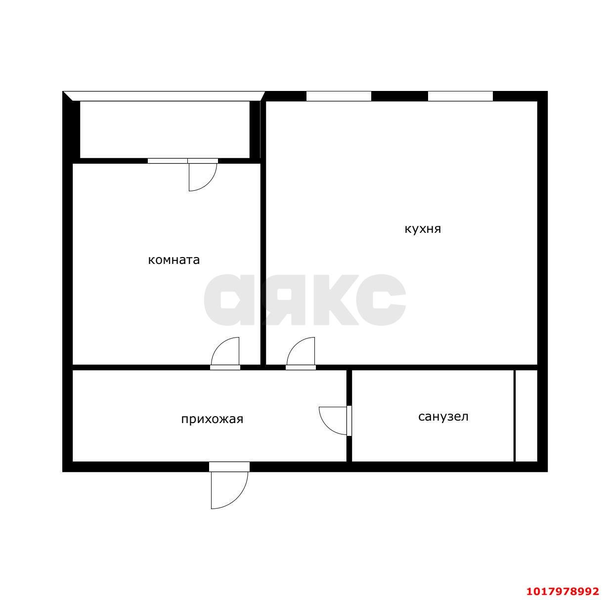 Фото №2: 1-комнатная квартира <span class="whitespace-nowrap">44 м²</span>, <span class="whitespace-nowrap">7/9 эт.</span> - Краснодар, Прикубанский внутригородской округ, мкр. жилой комплекс Новые Сезоны, ул. Скандинавская, 1к6