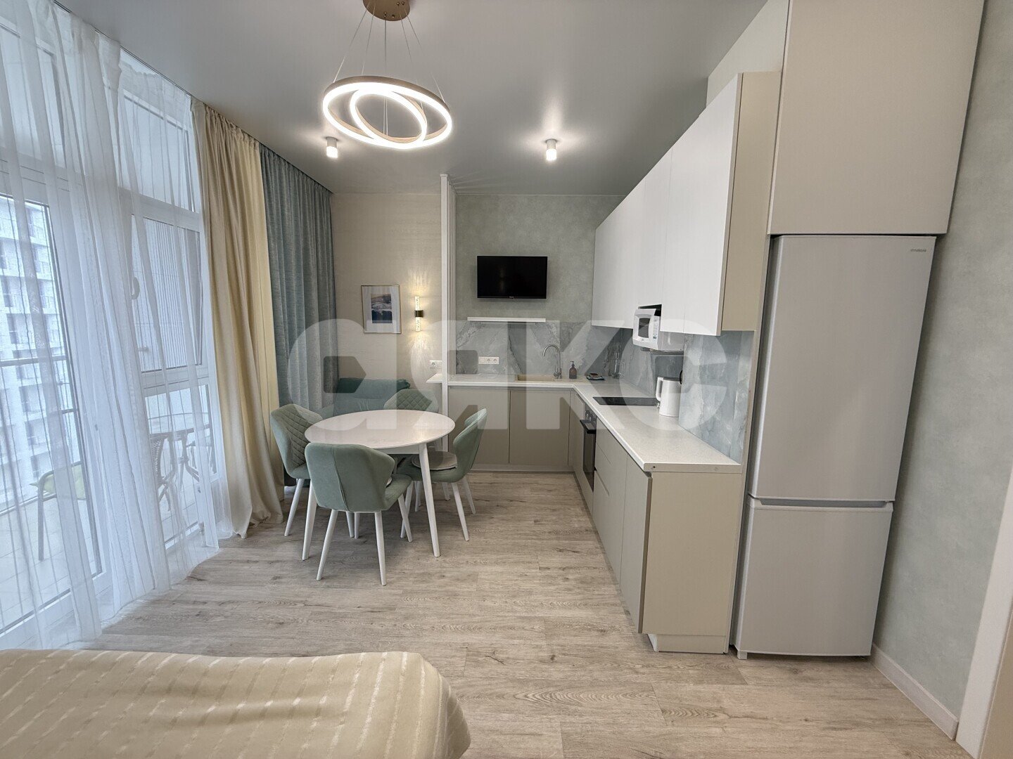 Фото №4: Студия <span class="whitespace-nowrap">30 м²</span>, <span class="whitespace-nowrap">9/16 эт.</span> - Ольгинка, квартал Кабак, территория ГСК Сигнал, мкр. 3-й, 21
