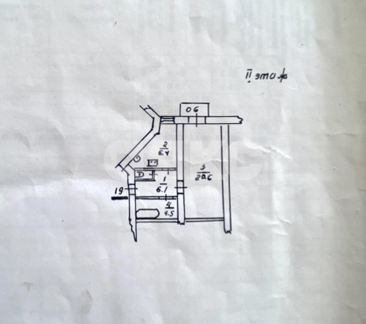 Фото №10: 1-комнатная квартира <span class="whitespace-nowrap">38 м²</span>, <span class="whitespace-nowrap">2/4 эт.</span> - Туапсе, ул. Карла Маркса, 8/7