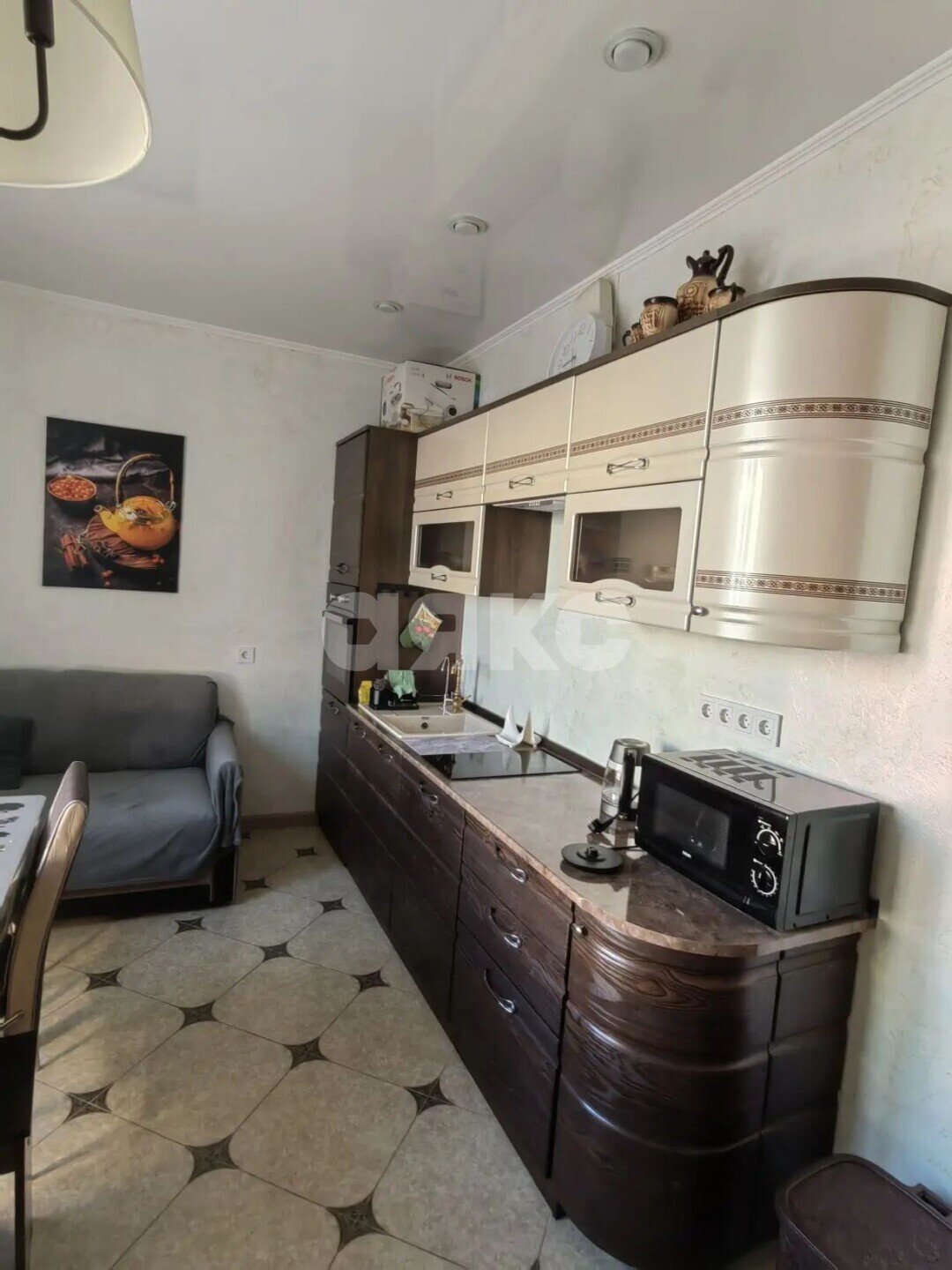 Фото №2: 2-комнатная квартира <span class="whitespace-nowrap">63 м²</span>, <span class="whitespace-nowrap">5/8 эт.</span> - Анапа, Парковый, мкр. ЖК Времена Года, ул. Мирная, 29к5