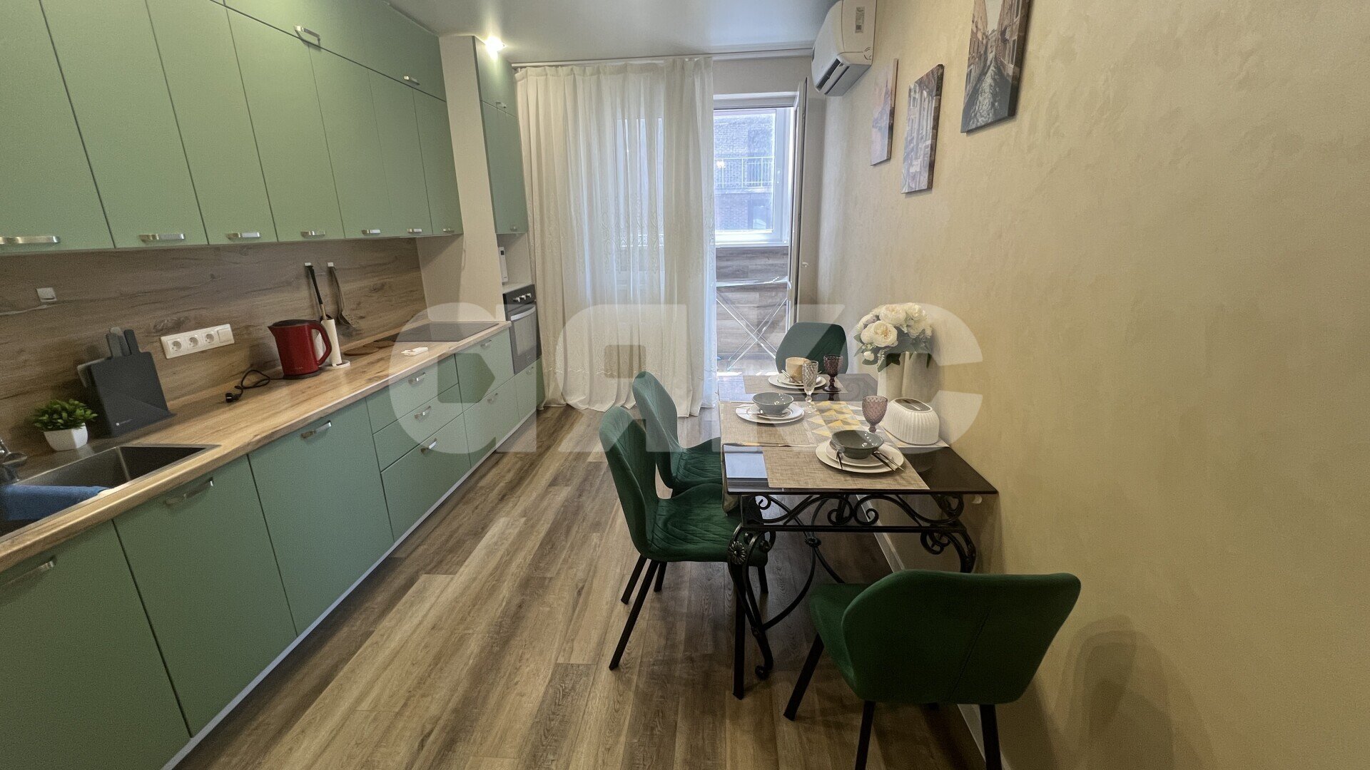 Фото №2: 2-комнатная квартира <span class="whitespace-nowrap">59 м²</span>, <span class="whitespace-nowrap">2/14 эт.</span> - Анапа, 3А, мкр. ЖК Приоритет, ул. Омелькова, 93