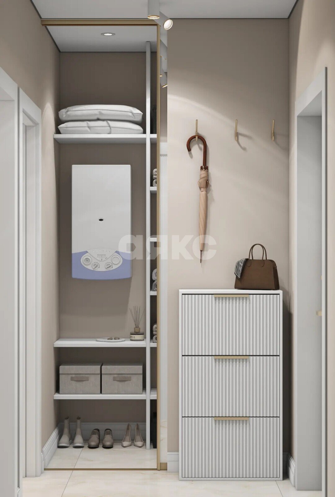 Фото №5: 1-комнатная квартира <span class="whitespace-nowrap">31 м²</span>, <span class="whitespace-nowrap">3/4 эт.</span> - Геленджик, квартал Южный, мкр. ЖК Столичный Квартал, ул. Дивноморская, 37к10