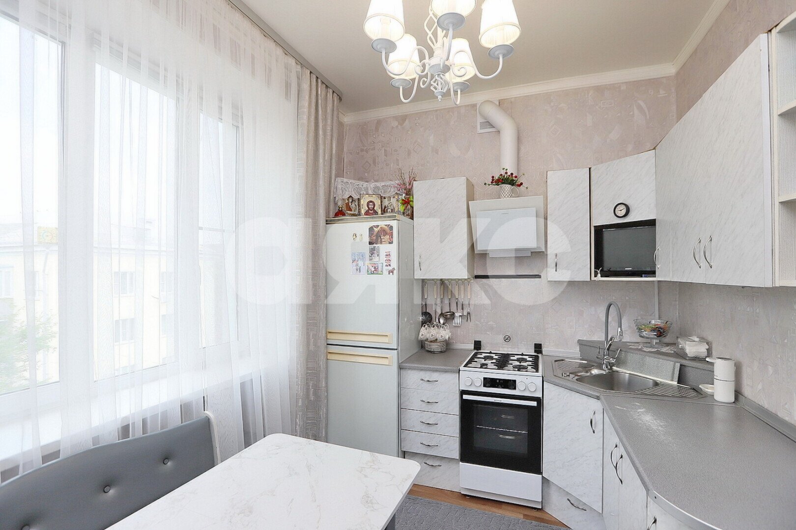 Фото №6: 2-комнатная квартира <span class="whitespace-nowrap">55 м²</span>, <span class="whitespace-nowrap">4/4 эт.</span> - Липецк, Левобережный округ, мкр. Новолипецк, ул. имени Н.К. Крупской, 5