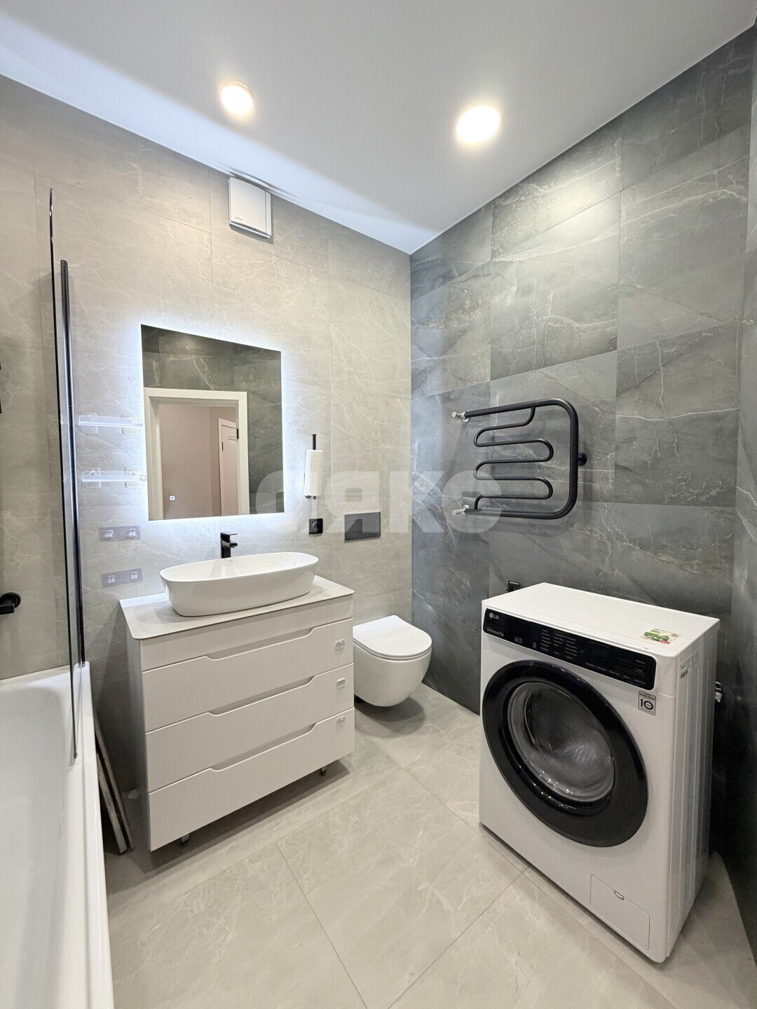 Фото №15: 2-комнатная квартира <span class="whitespace-nowrap">74 м²</span>, <span class="whitespace-nowrap">1/8 эт.</span> - Анапа, Парковый, мкр. ЖК Времена Года, ул. Мирная, 29к5