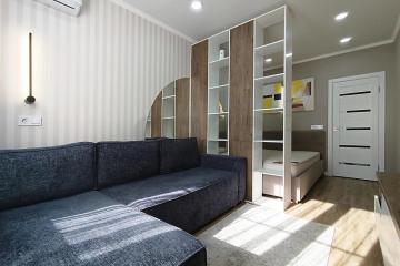 Фото №1: 1-комнатная квартира <span class="whitespace-nowrap">38 м²</span>, <span class="whitespace-nowrap">4/19 эт.</span> - Краснодар, мкр. Карасунский внутригородской округ, ул. имени Снесарева, 17/1к1