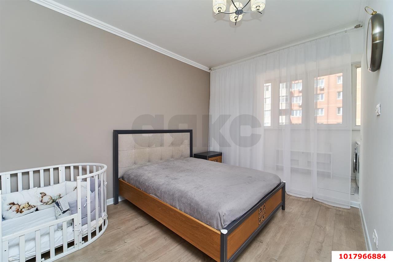 Фото №4: 3-комнатная квартира <span class="whitespace-nowrap">88 м²</span>, <span class="whitespace-nowrap">6/18 эт.</span> - Краснодар, Прикубанский внутригородской округ, Фестивальный, Солнечный, мкр. ЖК Екатеринодар, пр-кт Константина Образцова, 6/3