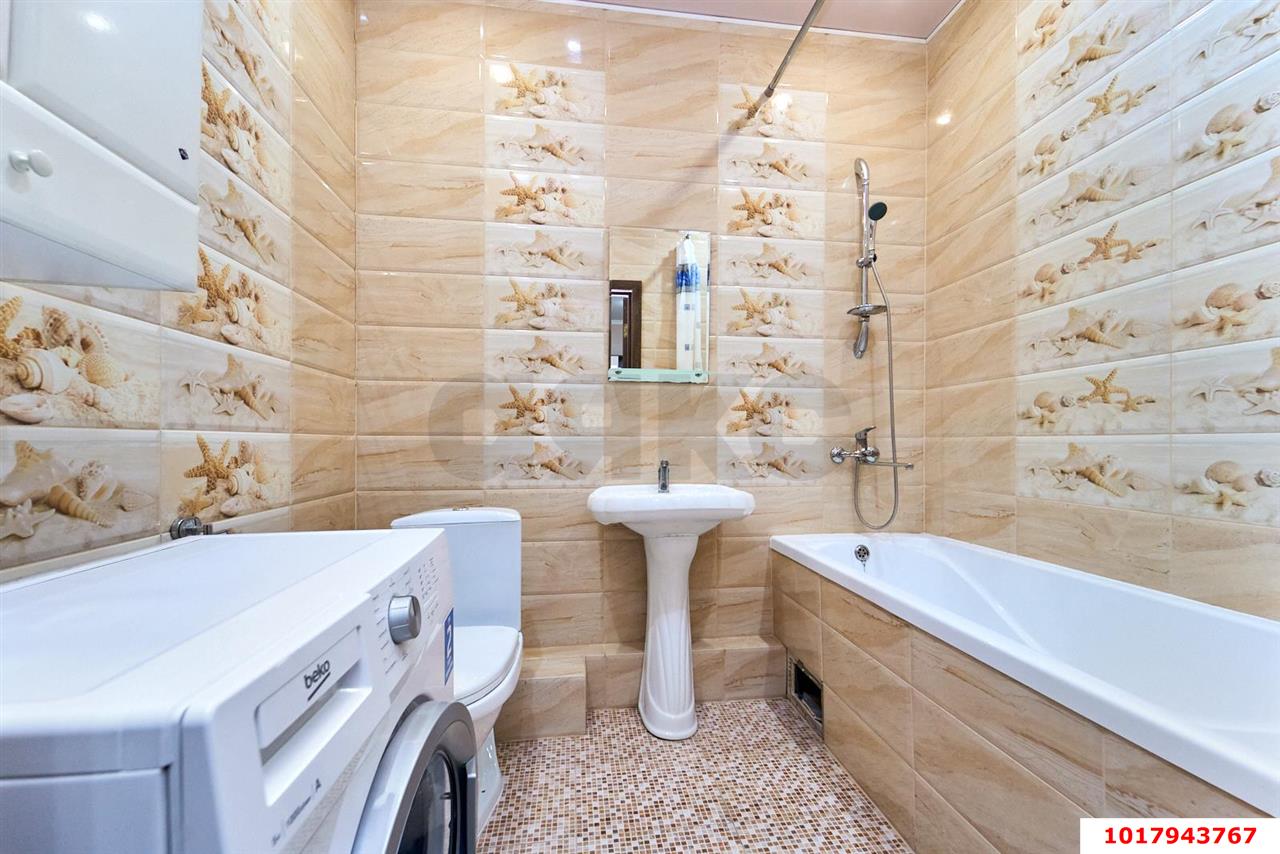 Фото №9: 1-комнатная квартира <span class="whitespace-nowrap">42 м²</span>, <span class="whitespace-nowrap">8/16 эт.</span> - Краснодар, Прикубанский внутригородской округ, Панорама, мкр. ЖК Севастопольский, ул. имени Жлобы, 139