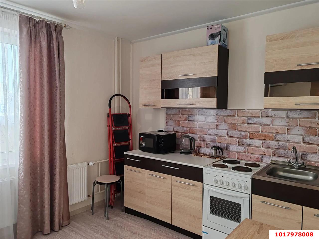 Фото №3: 1-комнатная квартира <span class="whitespace-nowrap">34 м²</span>, <span class="whitespace-nowrap">1/16 эт.</span> - Краснодар, Прикубанский внутригородской округ, Восточный, мкр. жилой комплекс Квартал № 6, ул. имени 75-летия Победы, 26к1