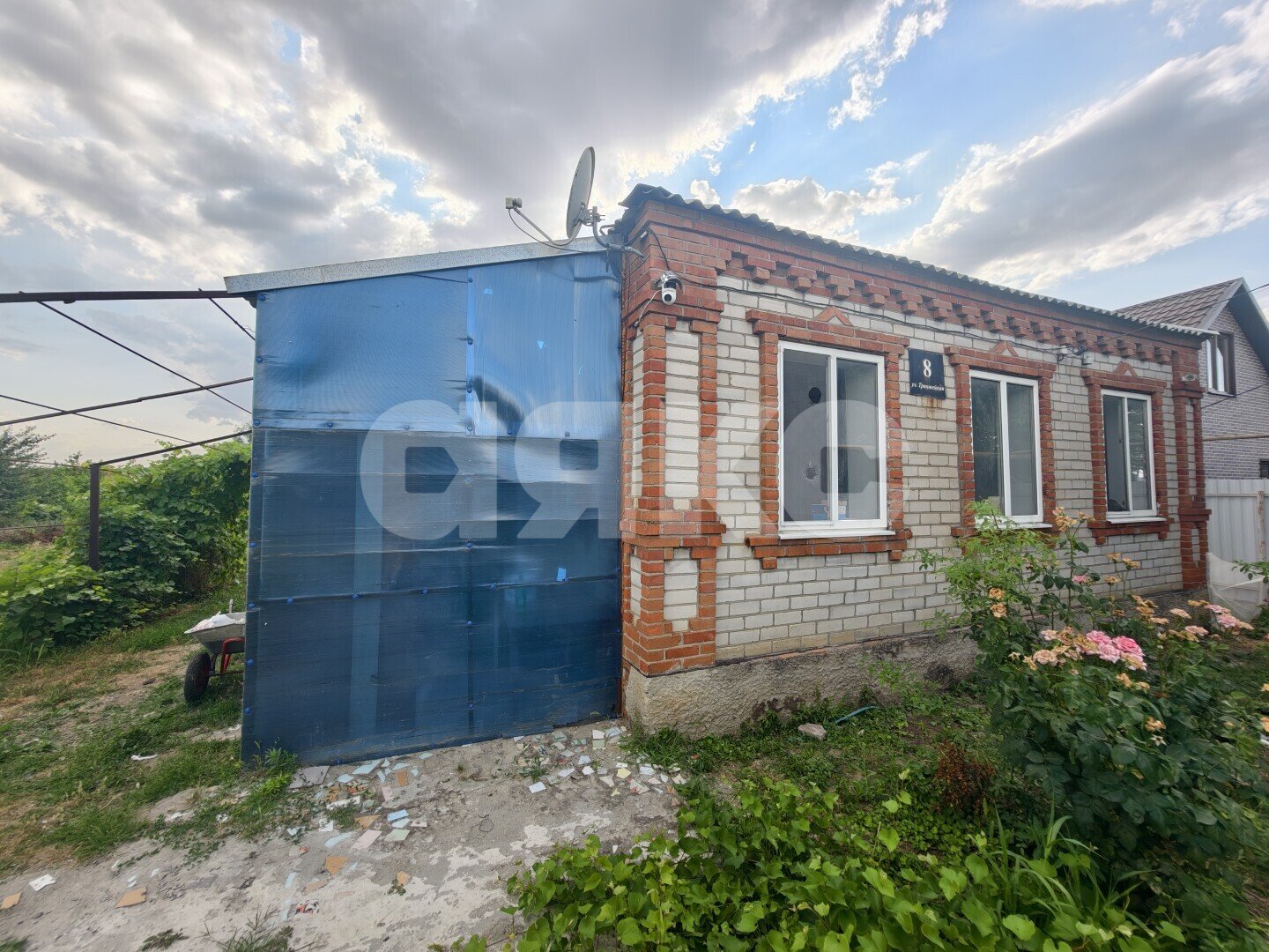 Фото №3: Дом <span class="whitespace-nowrap">66 м²</span> <span class="whitespace-nowrap">+ 916 сот.</span>, <span class="whitespace-nowrap">1 эт.</span> - Кореновск, мкр. 3-й квартал, ул. Траншейная, 8