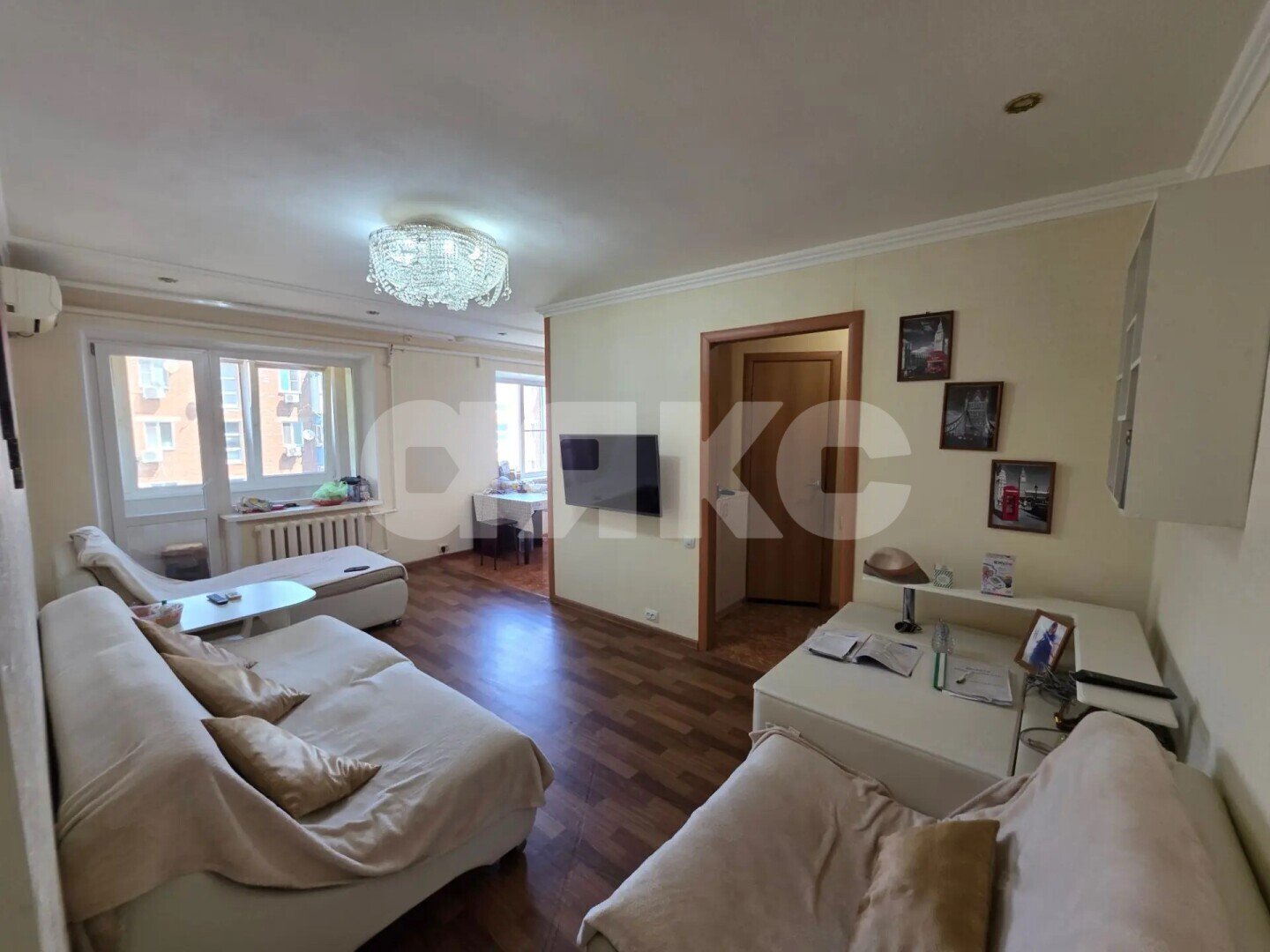 Фото №1: 3-комнатная квартира <span class="whitespace-nowrap">53 м²</span>, <span class="whitespace-nowrap">4/4 эт.</span> - Кропоткин, мкр. Филипповка, ул. Краснодарская, 93