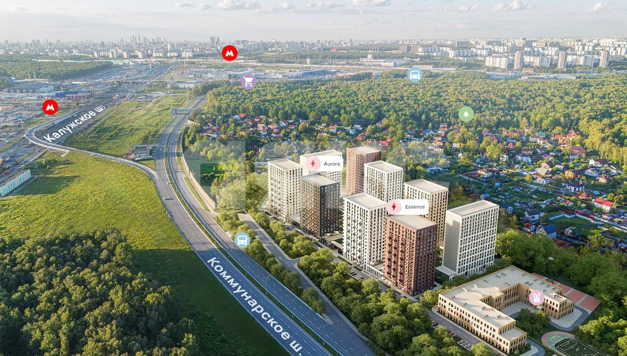 Фото №6: 1-комнатная квартира <span class="whitespace-nowrap">33 м²</span>, <span class="whitespace-nowrap">9/18 эт.</span> - Москва Новомосковский административный округ