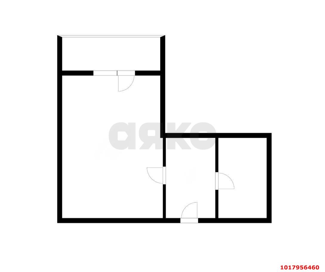 Фото №19: Студия <span class="whitespace-nowrap">32 м²</span>, <span class="whitespace-nowrap">12/24 эт.</span> - Краснодар, Центральный внутригородской округ, мкр. Черёмушки, ул. Обрывная, 22/1