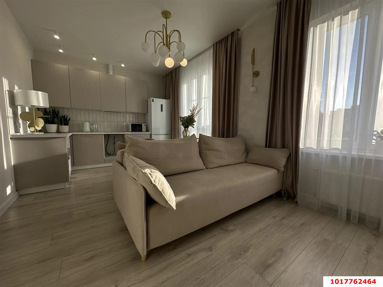 Фото №2: 1-комнатная квартира <span class="whitespace-nowrap">46 м²</span>, <span class="whitespace-nowrap">10/14 эт.</span> - Краснодар, Прикубанский внутригородской округ, мкр. ЖК Красная Площадь, ул. Конгрессная, 19/1