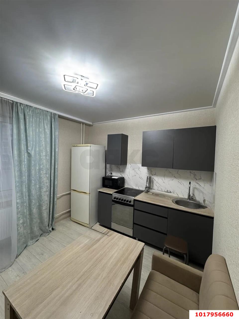 Фото №3: 1-комнатная квартира <span class="whitespace-nowrap">37 м²</span>, <span class="whitespace-nowrap">2/16 эт.</span> - Краснодар, Прикубанский внутригородской округ, Восточный, мкр. жилой комплекс Квартал № 6, ул. имени 75-летия Победы, 26/1к2