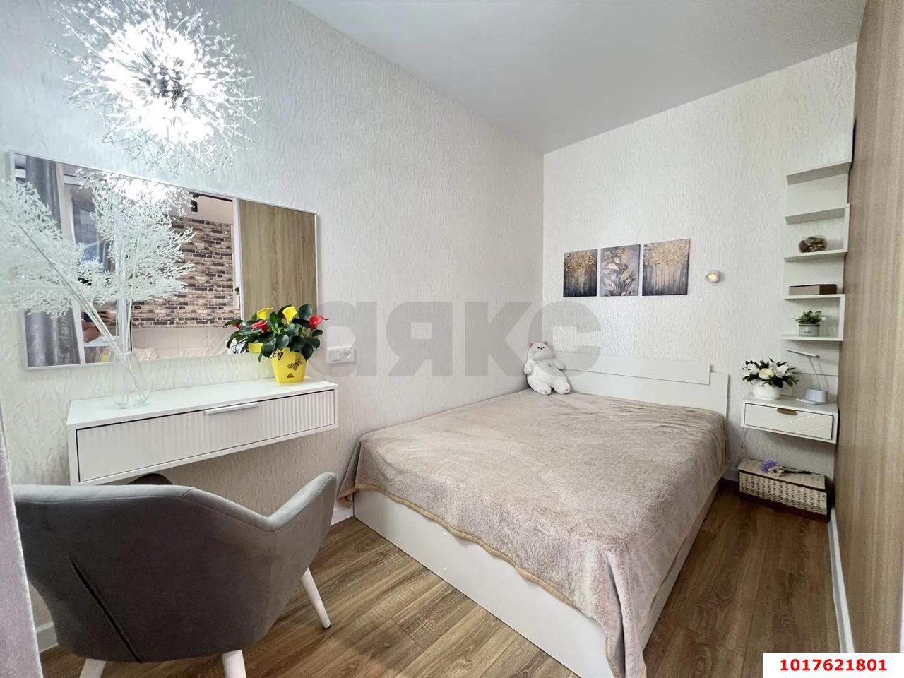 Фото №5: Студия <span class="whitespace-nowrap">27 м²</span>, <span class="whitespace-nowrap">8/24 эт.</span> - Краснодар, Прикубанский внутригородской округ, мкр. ЖК Красная Площадь, ул. Конгрессная, 21