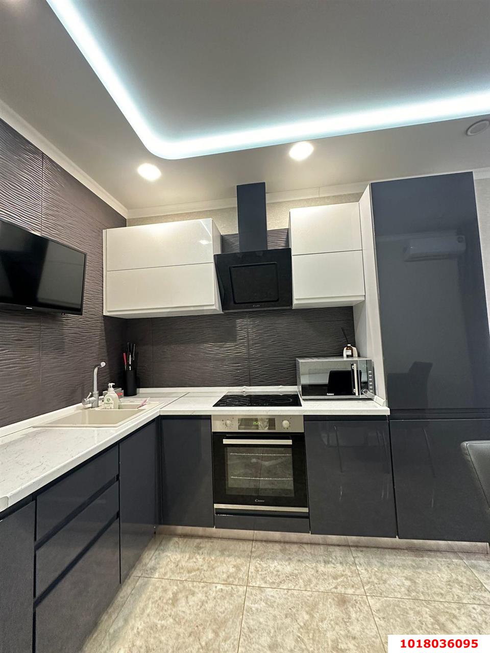 Фото №5: 1-комнатная квартира <span class="whitespace-nowrap">52 м²</span>, <span class="whitespace-nowrap">5/9 эт.</span> - Краснодар, Карасунский внутригородской округ, жилой комплекс Империал, ж/м Пашковский, ул. Леонида Лаврова, 8к3