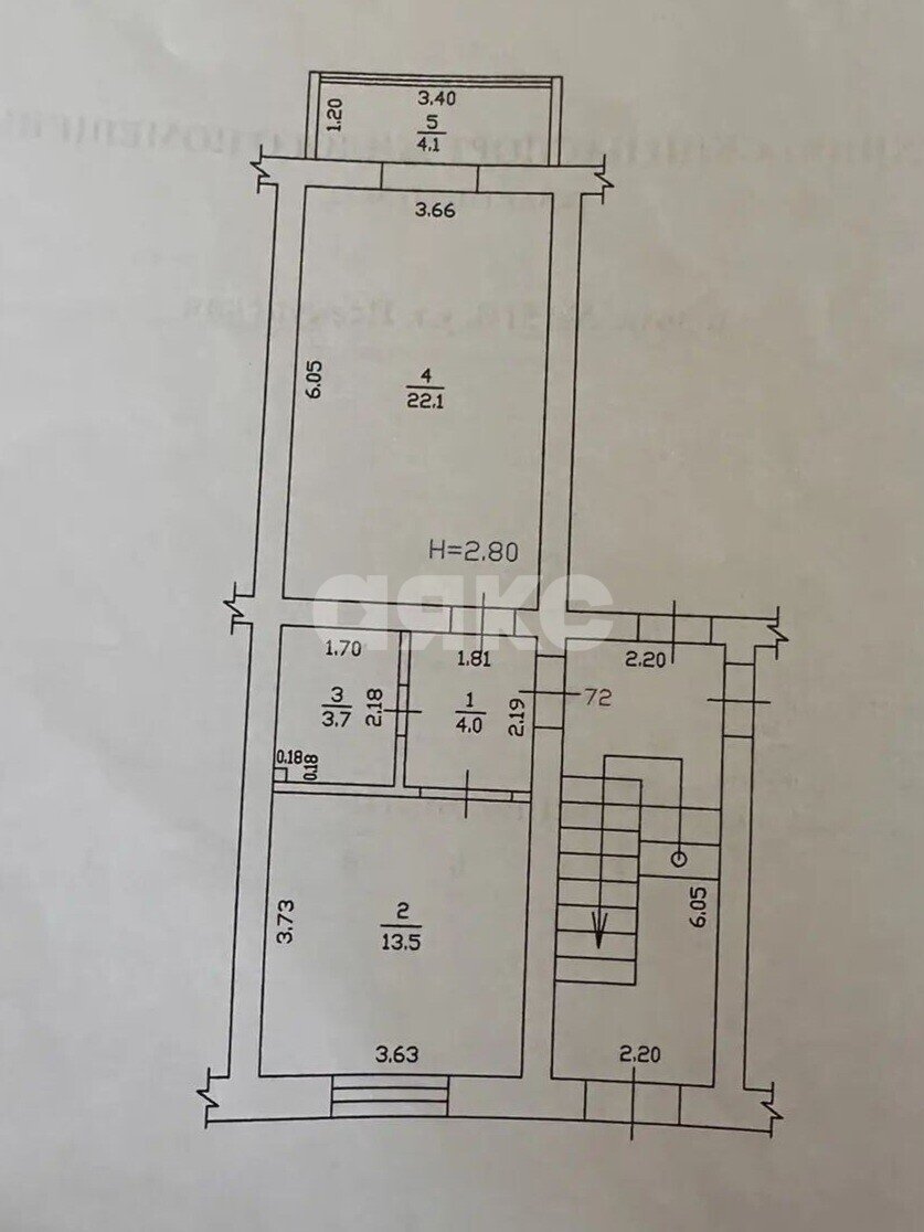 Фото №21: 1-комнатная квартира <span class="whitespace-nowrap">47 м²</span>, <span class="whitespace-nowrap">1/4 эт.</span> - Горячий Ключ, мкр. Администрация, ул. Псекупская, 151В