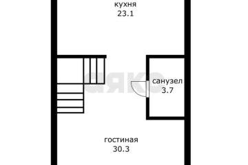 Фото №1: Дом <span class="whitespace-nowrap">111 м²</span> <span class="whitespace-nowrap">+ 1.5 сот.</span>, <span class="whitespace-nowrap">2 эт.</span> - Яблоновский, ул. Спортивная, 9