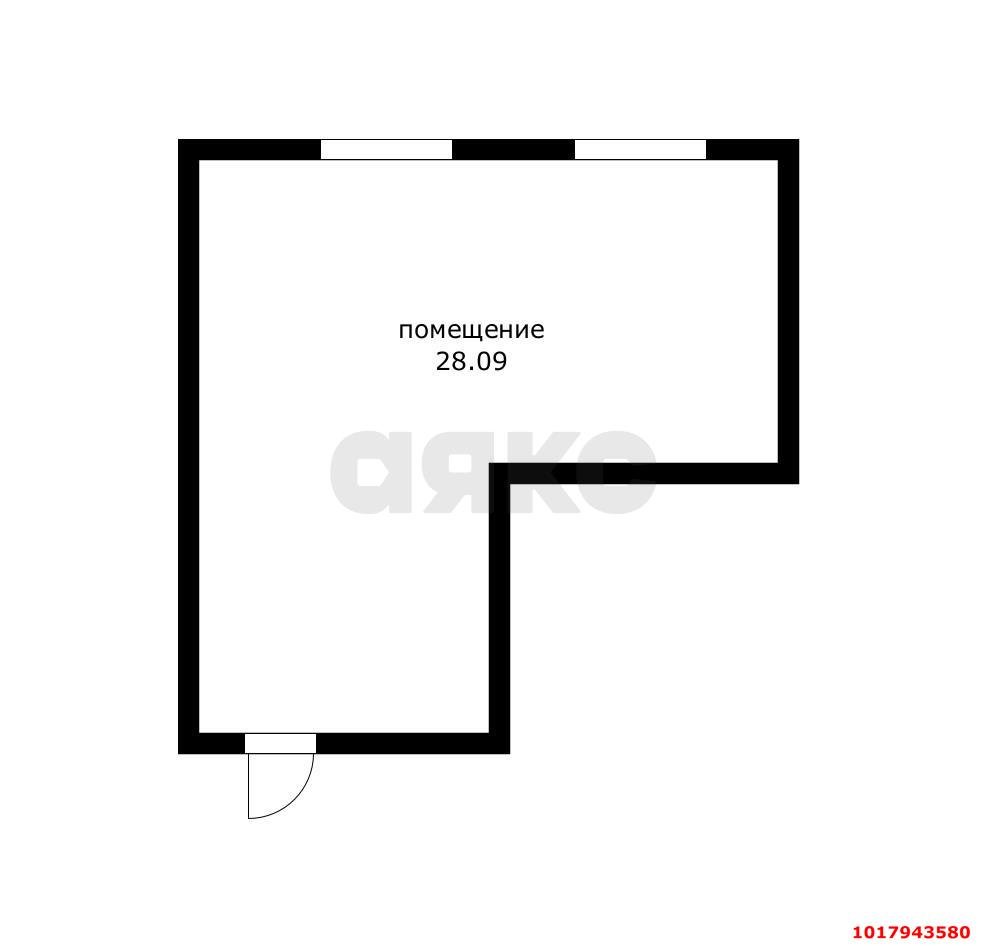 Фото №4: Студия <span class="whitespace-nowrap">28 м²</span> - Краснодар, Прикубанский внутригородской округ, Восточный, мкр. жилой комплекс Квартал № 6, ул. Генерал-лейтенанта Александра Сапрунова, 37