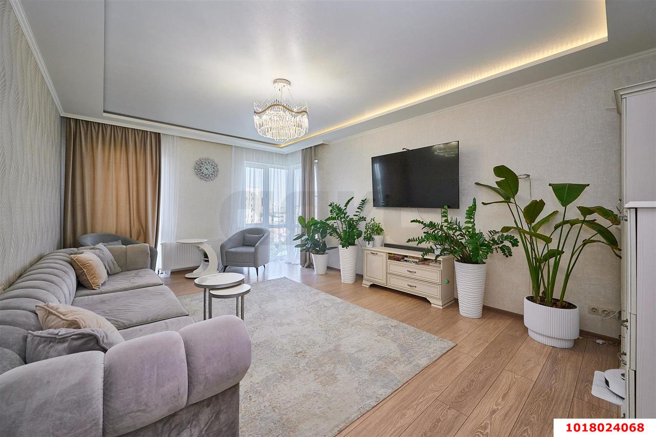 Фото №5: 3-комнатная квартира <span class="whitespace-nowrap">100 м²</span>, <span class="whitespace-nowrap">11/24 эт.</span> - Краснодар, Карасунский внутригородской округ, мкр. Камвольно-суконный Комбинат, ул. Онежская, 1