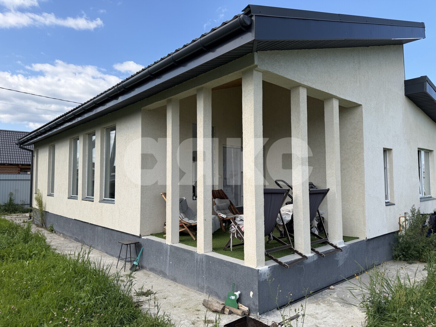 Фото №7: Дом <span class="whitespace-nowrap">117 м²</span> <span class="whitespace-nowrap">+ 6 сот.</span>, <span class="whitespace-nowrap">1 эт.</span> - Раменское, Северный, мкр. КП Дергаево-3, ул. Июльская, 36