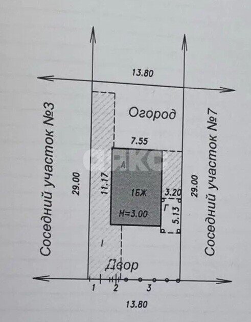 Фото №25: Дом <span class="whitespace-nowrap">64 м²</span> <span class="whitespace-nowrap">+ 4 сот.</span>, <span class="whitespace-nowrap">1 эт.</span> - Гостагаевская, пер. Крутой