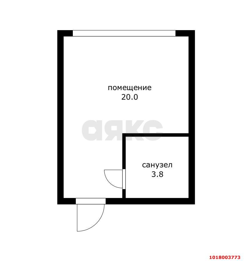 Фото №9: Офисное помещение <span class="whitespace-nowrap">15 м²</span>, <span class="whitespace-nowrap">1/12 эт.</span> - Краснодар, Карасунский внутригородской округ, Почтовый, мкр. жилой комплекс Дом у реки, ул. Кружевная, 16