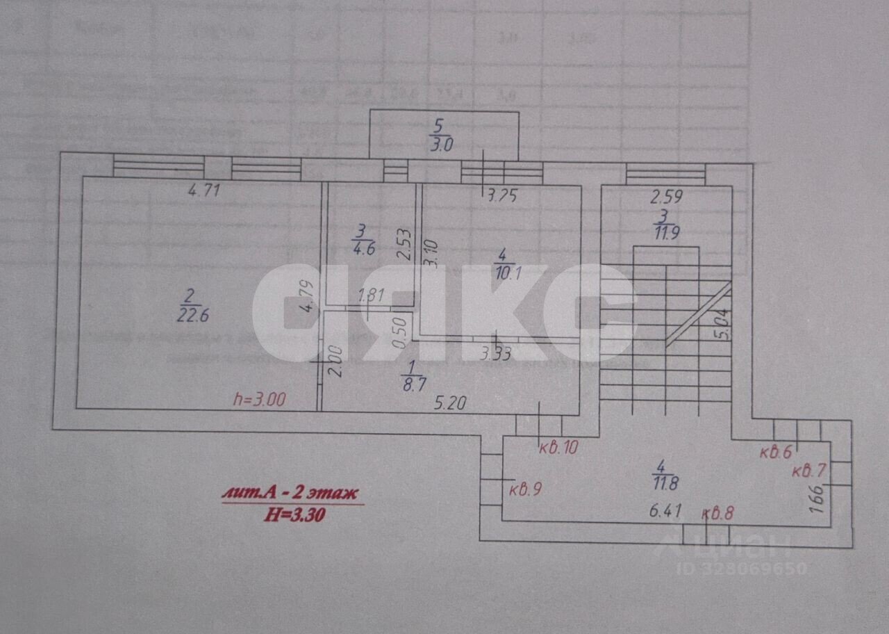 Фото №7: 1-комнатная квартира <span class="whitespace-nowrap">49 м²</span>, <span class="whitespace-nowrap">2/5 эт.</span> - Геленджик, мкр. 5-й, ул. Кабардинская, 18