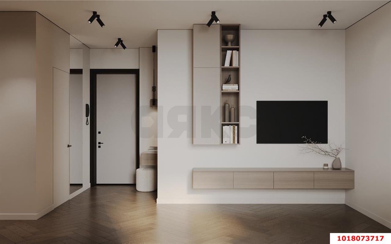 Фото №2: 1-комнатная квартира <span class="whitespace-nowrap">39 м²</span>, <span class="whitespace-nowrap">7/17 эт.</span> - Краснодар, Прикубанский внутригородской округ, мкр. Фестивальный, ул. Круговая, 4/1к4