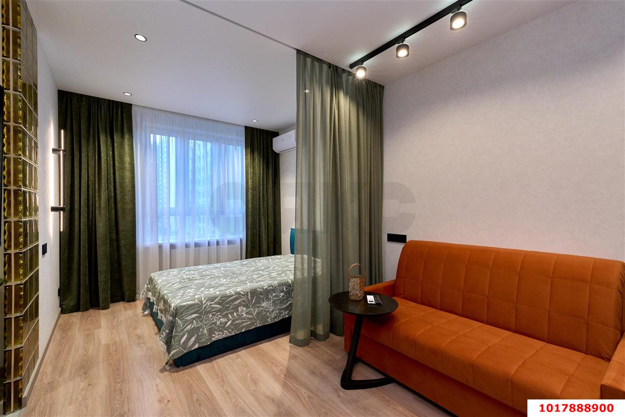 Фото №10: 1-комнатная квартира <span class="whitespace-nowrap">35 м²</span>, <span class="whitespace-nowrap">5/16 эт.</span> - Краснодар, Прикубанский внутригородской округ, мкр. жилой комплекс Новелла, ул. Питерская, 40к3