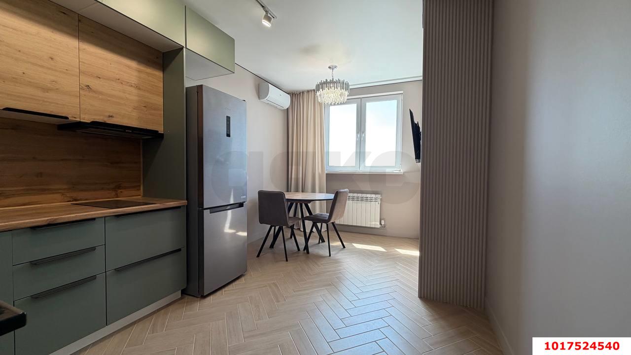 Фото №6: 1-комнатная квартира <span class="whitespace-nowrap">50 м²</span>, <span class="whitespace-nowrap">21/22 эт.</span> - Краснодар, Центральный внутригородской округ, ЖК Краснодар, мкр. Центральный, ул. Железнодорожная, 23/1