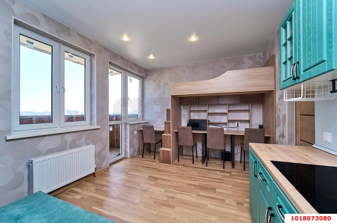 Фото №4: Студия <span class="whitespace-nowrap">22 м²</span>, <span class="whitespace-nowrap">7/23 эт.</span> - Краснодар, Карасунский внутригородской округ, жилой комплекс На Магистральной, мкр. Камвольно-суконный Комбинат, ул. Магистральная, 11к3