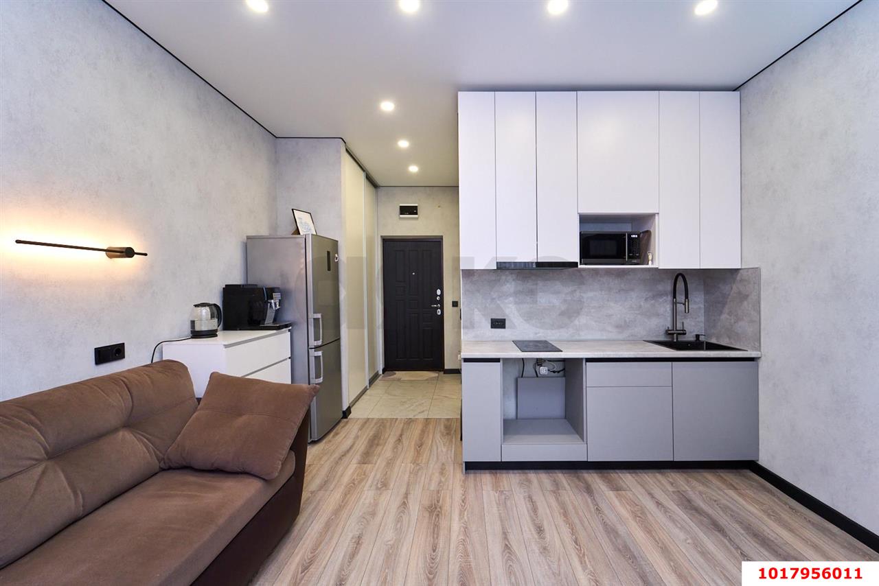 Фото №5: Студия <span class="whitespace-nowrap">25 м²</span>, <span class="whitespace-nowrap">6/9 эт.</span> - Краснодар, Прикубанский внутригородской округ, мкр. жилой комплекс Облака, ул. имени Генерала Корнилова, 9к2