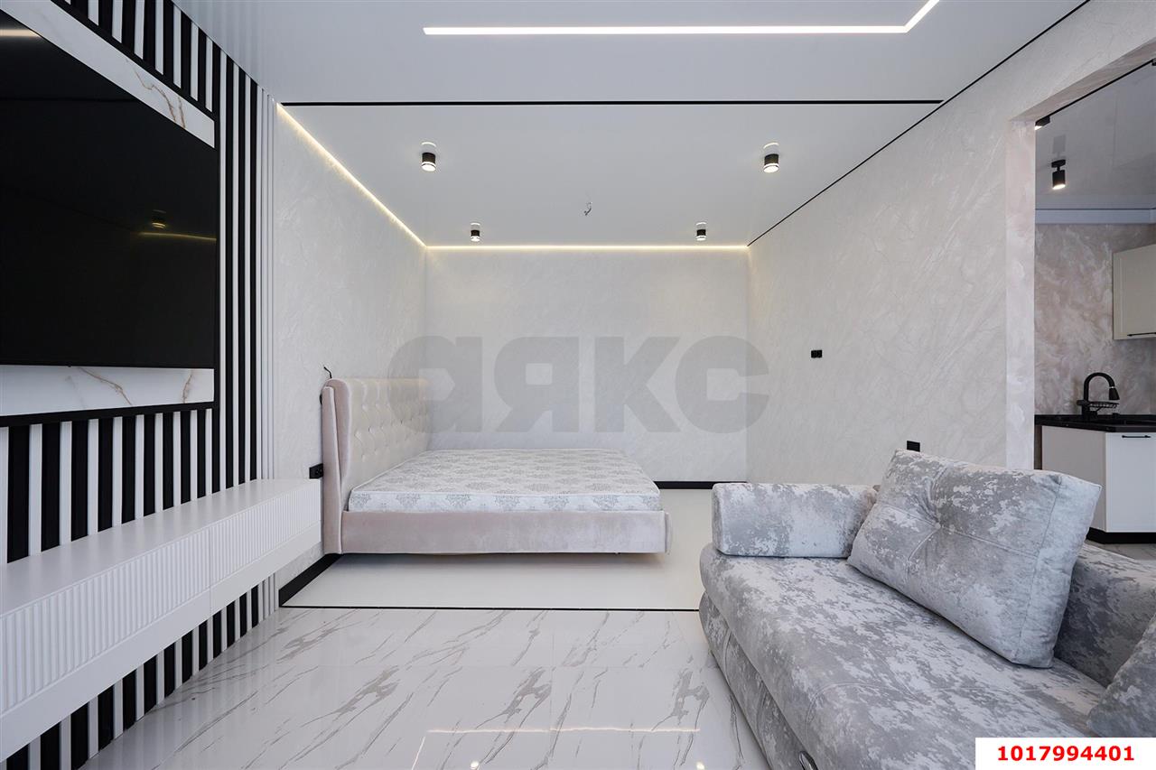 Фото №5: 1-комнатная квартира <span class="whitespace-nowrap">49 м²</span>, <span class="whitespace-nowrap">13/24 эт.</span> - Краснодар, Прикубанский внутригородской округ, Фестивальный, Отделение № 1 совхоза Солнечный, мкр. ЖК Седьмой Континент, ул. Совхозная, 1к4