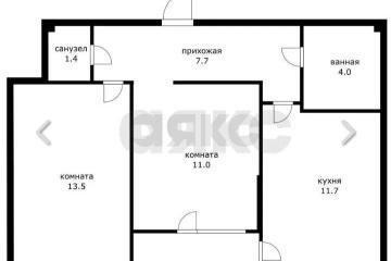 Фото №1: 2-комнатная квартира <span class="whitespace-nowrap">48 м²</span>, <span class="whitespace-nowrap">11/16 эт.</span> - Краснодар, мкр. жилой комплекс Самолёт, ул. Западный Обход, 39/2к2