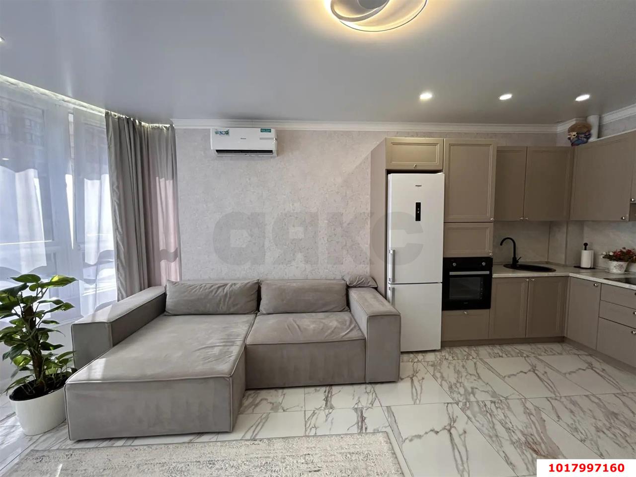 Фото №2: 1-комнатная квартира <span class="whitespace-nowrap">51 м²</span>, <span class="whitespace-nowrap">2/24 эт.</span> - Краснодар, Прикубанский внутригородской округ, мкр. Достояние, ул. Конгрессная, 33к1