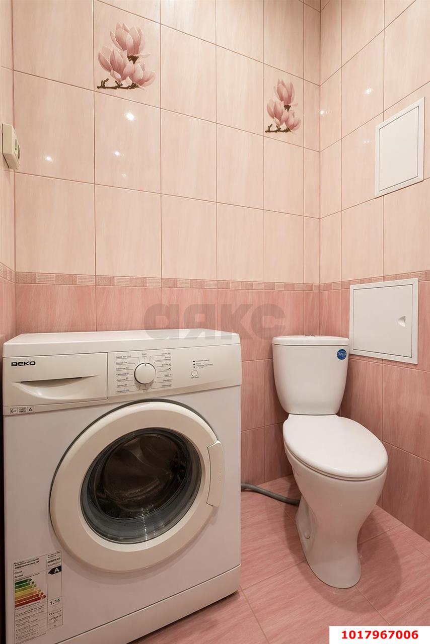 Фото №8: 1-комнатная квартира <span class="whitespace-nowrap">45 м²</span>, <span class="whitespace-nowrap">11/16 эт.</span> - Краснодар, Прикубанский внутригородской округ, Молодёжный, мкр. жилой комплекс Дуэт, ул. Душистая, 79к1